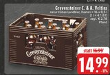 Grevensteiner im Angebot bei E center in Pulheim Grevensteiner Angebote von C. & A. Veltins bei E center Pulheim für 14,99 €