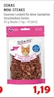 MINI-STEAKS Katzen Snack von DOKAS im aktuellen Zookauf Prospekt für 1,19 €