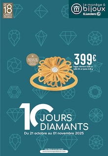 Catalogue E.Leclerc de la semaine 43, "10 JOURS DIAMANTS", page 1, 21/10/2025 - 01/11/2025 Prospectus E.Leclerc en cours, "10 JOURS DIAMANTS", page 1 sur 8