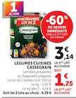 Légumes cuisinés - Cassegrain en promo chez Super U Saint-Nazaire à 1,25 €