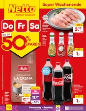 Coca Cola im Netto Marken-Discount Prospekt in Regensburg Aktueller Netto Marken-Discount Prospekt mit Coca Cola, "Aktuelle Angebote", Seite 1