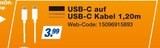 USB-C auf USB-C Kabel 1,20m Angebote von Vivanco bei expert Baden-Baden für 3,99 €