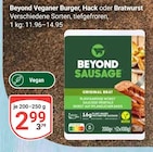 Veganer Burger im Angebot bei GLOBUS in St. Ingbert Veganer Burger Angebote von Beyond bei GLOBUS St. Ingbert für 2,99 €