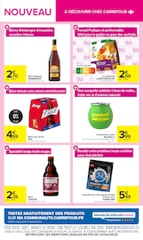 Promos Bière dans le catalogue "LES NOUVEAUTÉS" de Carrefour Bière en promo dans le catalogue Carrefour à la page 7