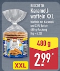 Karamellwaffeln XXL im Angebot bei ALDI Nord in Chemnitz Karamellwaffeln XXL Angebote von Biscotto bei ALDI Nord Chemnitz für 2,99 €