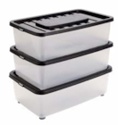 3 box dessous de lit en promo à 11,95 € chez Gifi 3 box dessous de lit dans le catalogue Gifi