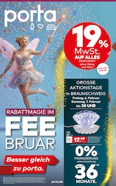 porta Möbel Möbel & Einrichtung Prospekt der aktuellen Woche mit 4 Seiten, gültig von 01.02.2026 bis 07.02.2026, in Lahstedt und Umgebung Aktueller porta Möbel Möbel & Einrichtung Prospekt in Lahstedt und Umgebung, "BESSER GLEICH ZU PORTA" mit 4 Seiten, 01.02.2026 - 07.02.2026