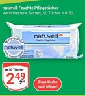 Aktuelles natuvell Feuchte Pflegetücher Angebot bei GLOBUS in Duisburg ab 2,49 €