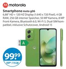Smartphone moto g06 von Motorola im aktuellen V-Markt Prospekt für 99,99 €