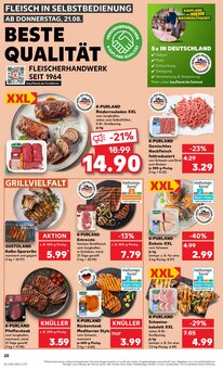 Rinderrouladen im aktuellen Kaufland Prospekt (Hamburg) Rinderrouladen im Kaufland Prospekt "KNĂśLLER" mit 52 Seiten (Hamburg)