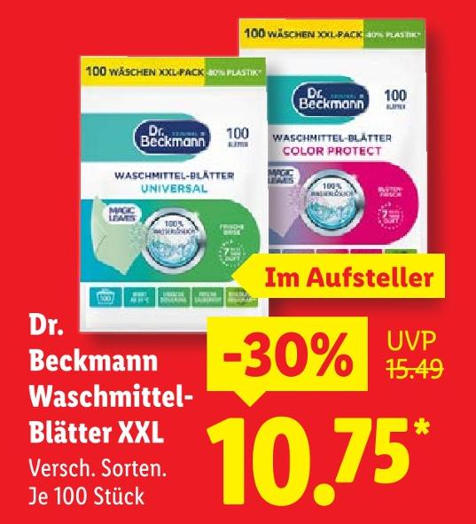 Waschmittel-Blätter XXL Universal