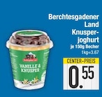 Knusperjoghurt Vanille & Knusper im EDEKA Prospekt Knusperjoghurt Vanille & Knusper von Berchtesgadener Land im aktuellen EDEKA Prospekt für 0,55 €