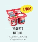 Yaourts Nature - NATURALIA en promo chez Naturalia Yaourts Nature - NATURALIA dans le catalogue Naturalia