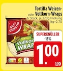 Tortilla Weizen-Wraps Angebote von Gut & Günstig bei EDEKA Ravensburg für 1,00 €