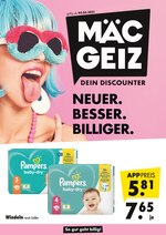 Mäc-Geiz Prospekt für Berlin mit 9 Seiten Mäc-Geiz Prospekt für Berlin: "Dein Discounter!", 9 Seiten, 03.05.2021 - 07.05.2021