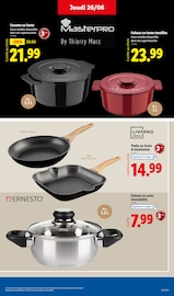 Promotion Cocotte En Fonte dans le prospectus Lidl, valable du 23/06/2025 au 26/06/2025 Promo Cocotte En Fonte dans le catalogue Lidl du moment à la page 49