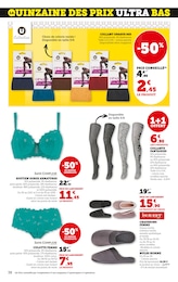 Offre Lingerie Femme dans le catalogue Super U du moment à la page 38