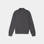 Gilet zippé col montant coton gris foncé garçon - La Halle Gilet zippé col montant coton gris foncé garçon à 15,99 € dans le catalogue La Halle