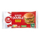 Pains burger double - CARREFOUR CLASSIC' - Carrefour Pains burger double - CARREFOUR CLASSIC' à 0,55 € dans le catalogue Carrefour