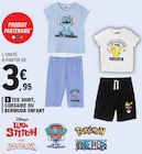 Tee shirt, corsaire ou bermuda enfant - Disney - E.Leclerc à Amiens Tee shirt, corsaire ou bermuda enfant - Disney en promo chez E.Leclerc Amiens à 3,95 €