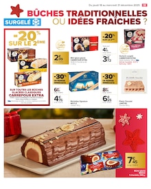 Promo Bûche Glacée dans le catalogue Carrefour du moment à la page 51