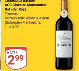 AOC Côtes du Marmandais Rot oder Rosé im Angebot bei GLOBUS in Völklingen AOC Côtes du Marmandais Rot oder Rosé Angebote von Château La Bastide bei GLOBUS Völklingen für 2,99 €