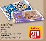 Mini Donuts Oreo oder Milka Angebote von Brot & Mehr bei REWE Bielefeld für 2,79 €