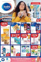 Aktueller budni Prospekt mit Süßigkeiten, "drogeriemarkt", Seite 1