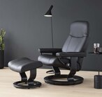 Aktuelles Stressless Sessel mit Hocker Consul M schwarz Angebot bei Möbel Fischer in Fürth ab 1.869,00 €