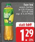 EDEKA - fuze tea Angebot im Prospekt fuze tea bei EDEKA im Prospekt "" für 1,29 €