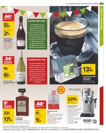 Prix et réduction Cafetière Électrique dans le prospectus Carrefour en cours Offre Cafetière Électrique dans le catalogue Carrefour du moment à la page 17