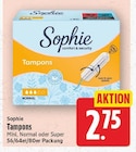 Tampons Mini von Sophie für 2,75 € bei E center im Angebot Tampons Mini von Sophie im aktuellen E center Prospekt