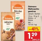 Weihnachtsgewürze Angebote von Ostmann bei Netto Marken-Discount Osnabrück für 1,29 €