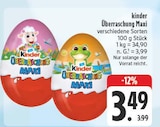 Überraschung Maxi Angebote von Kinder bei E center Nürnberg für 3,49 €