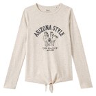 Oberbekleidung im Ernstings family Prospekt Mädchen Langarmshirt mit Pferde-Print im aktuellen Ernstings family Prospekt für 8,99 €