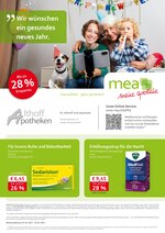 mea - meine apotheke Prospekt für Sankt Sebastian mit 4 Seiten mea - meine apotheke Prospekt für Sankt Sebastian: "Unsere Januar-Angebote", 4 Seiten, 01.01.2021 - 31.01.2021