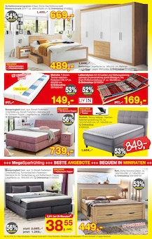 Bett im aktuellen Opti-Megastore Prospekt (Bremerhaven) Bett im Opti-Megastore Prospekt "Mega Summer Sale" mit 8 Seiten (Bremerhaven)