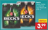 Aktuelles Beck's Angebot bei Netto Marken-Discount in Heilbronn ab 3,99 €