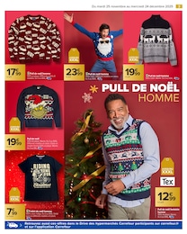 Offre Pull Homme dans le catalogue Carrefour du moment à la page 5