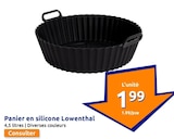 Panier en silicone - Lowenthal en promo chez Action Champigny-sur-Marne à 1,99 €