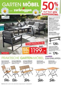 Gartenmöbel im Zurbrüggen Prospekt "BONUS SONDER-TAGE" mit 46 Seiten (Recklinghausen)