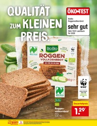 Vollkornbrot im Netto Marken-Discount Prospekt Aktuelle Angebote auf S. 56