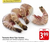 Seawater Black Tiger Gambas Angebote bei E center Nürtingen für 3,99 €