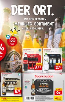 Coca Cola im Netto Marken-Discount Prospekt "Wiedereröffnung - 10% auf alles" mit 6 Seiten (Recklinghausen)
