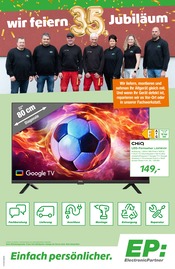 Fernseher im EP: Prospekt in Coburg Aktueller EP: Prospekt mit Fernseher, "Wir feiern 35. Jubiläum", Seite 1