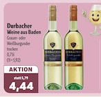 Grauer Burgunder von Durbacher im aktuellen aktiv & irma Prospekt
