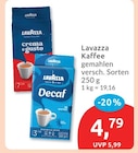 Kaffee von Lavazza im aktuellen budni Prospekt