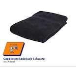 Capetown Badetuch Schwarz bei Action im Leverkusen Prospekt für 3,38 €