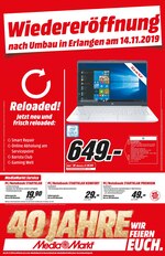 MediaMarkt Prospekt "Aktuelle Angebote", 8 Seiten, für Erlangen, 14.11.2019 - 16.11.2019 MediaMarkt Prospekt "Aktuelle Angebote", 8 Seiten, für Erlangen, 14.11.2019 - 16.11.2019