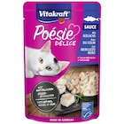 Aktuelles Vitakraft® Poésie® Délice mit Seelachs in Sauce 85 g Angebot bei Zookauf in Hannover ab 0,55 €